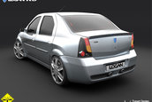 Dacia Logan tuning by Topart Design