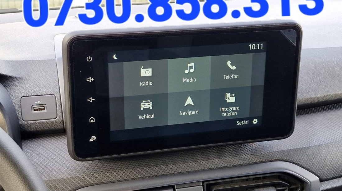 DACIA  Media Display WI-FI Navigatie Wazze WIRELESS Logan 3 Sandero 3 Duster 3 Jogger Navigatie MN.4