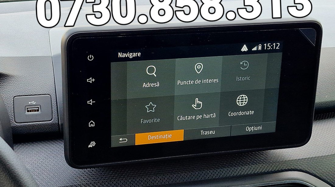 DACIA  Media Display WI-FI Navigatie Wazze WIRELESS Logan 3 Sandero 3 Duster 3 Jogger Navigatie MN.4