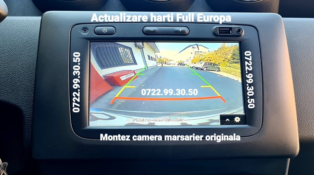 DACIA Navigatie Harta Full Europa Camera Auto Video Reverse Marsarier Logan Duster Sandero Lodgy