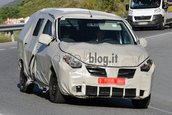 Dacia Popster: primele poze spion cu MPV-ul romanesc