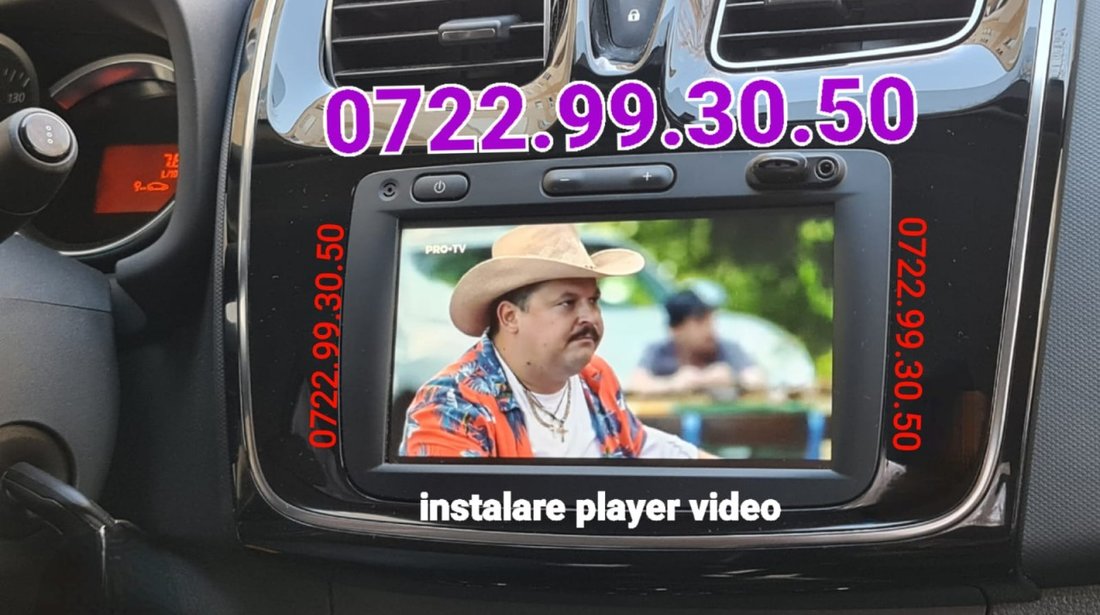 Dacia Rear view instalez camera video reverse marsarier Duster Logan Sandero Dokker Lodgy CLIO 4