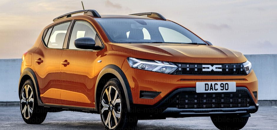 Dacia Sandero Facelift - Ipoteza de design