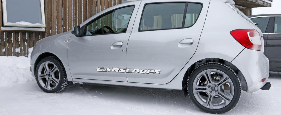 Dacia Sandero Sport, in cele mai clare imagini de pana acum Dacia Sandero Sport, in cele mai clare imagini de pana acum