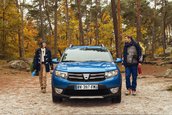 Dacia Sandero Stepway pozeaza in natura