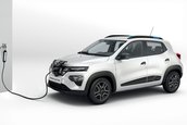 Dacia Spring pe alb