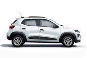 Dacia Spring pe alb