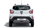 Dacia Spring pe alb