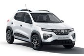 Dacia Spring pe alb