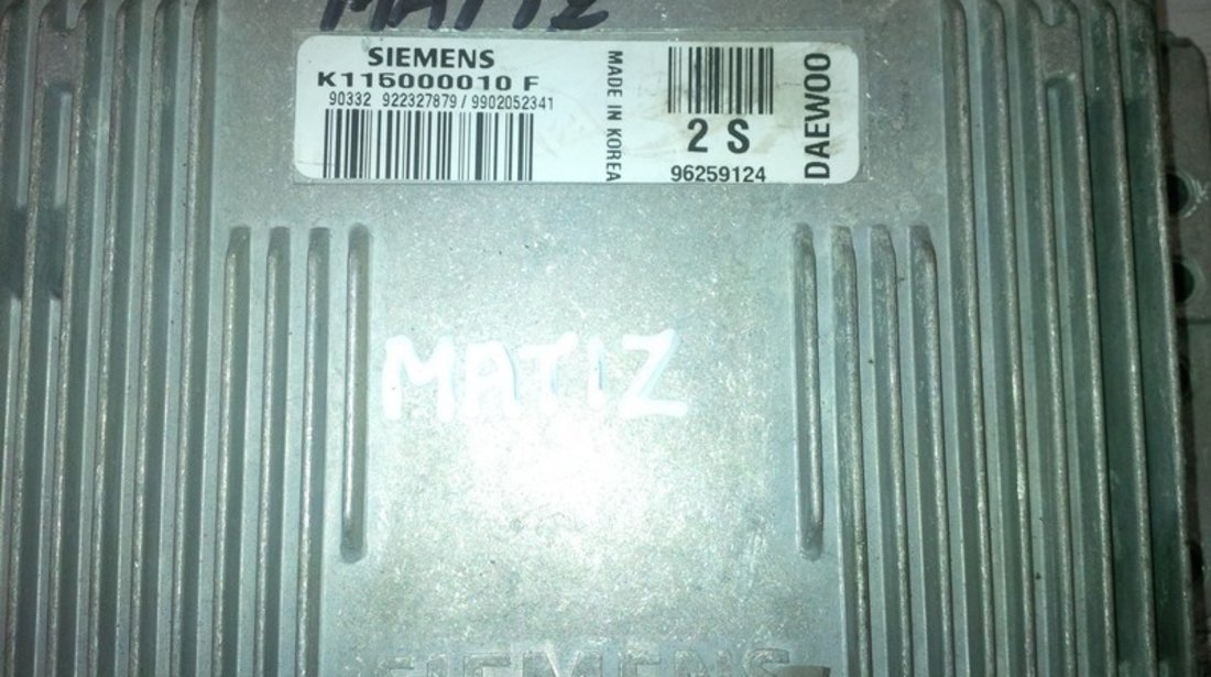 daewoo matiz SIEMENS K116000010F