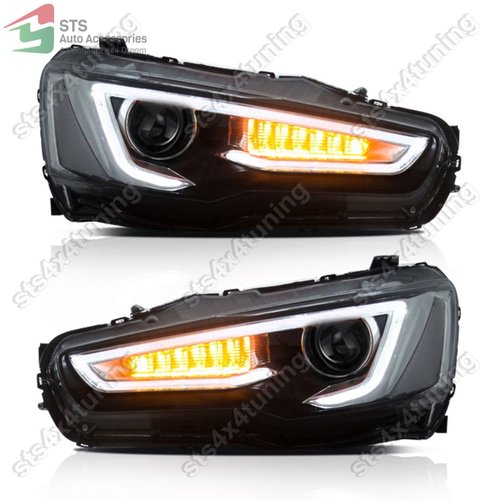 DAYLINE FARURI CU DYNAMIC SEMNALIZARE MITSUBISHI LANCER 2008-2021 V2 [AUDI DESIGN]
