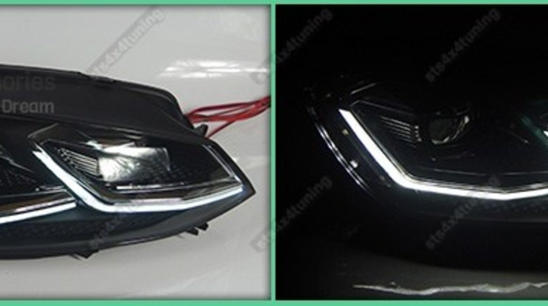 DAYLINE FARURI CU LED SEMNALIZARE GOLF 7 VII 2013-2017 [7.5 LOOK]