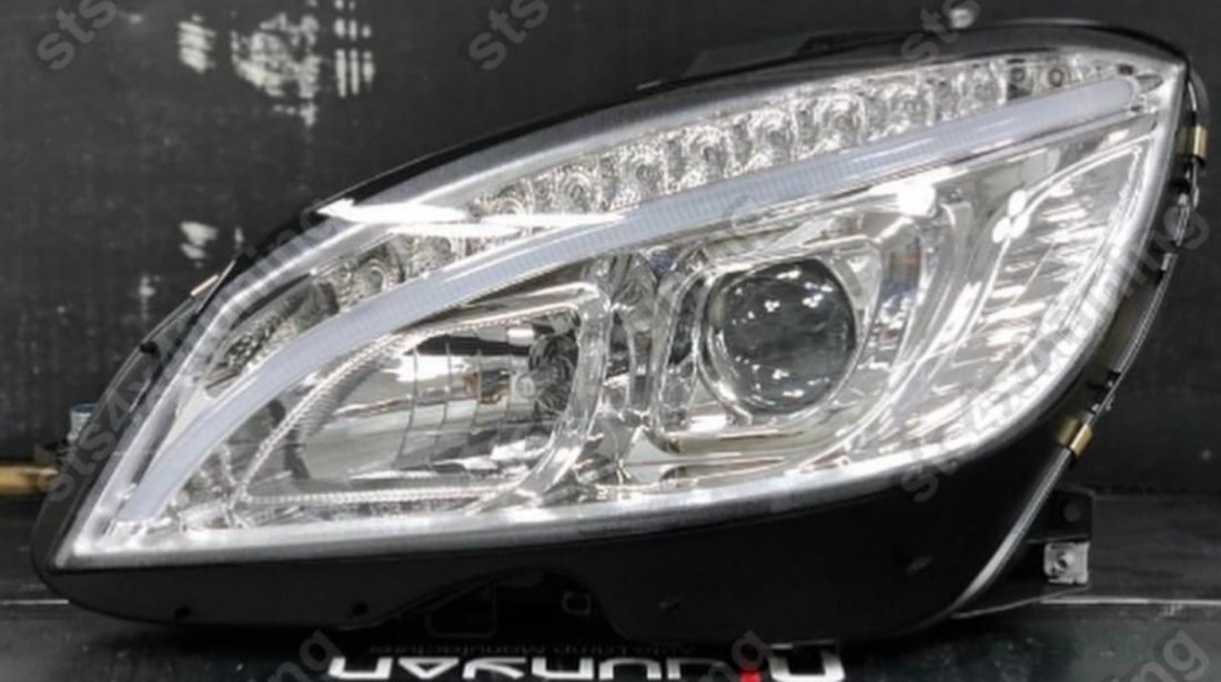 DAYLINE FARURI CU LED SEMNALIZARE MERCEDES C-CLASS W204 2007-2010 CR