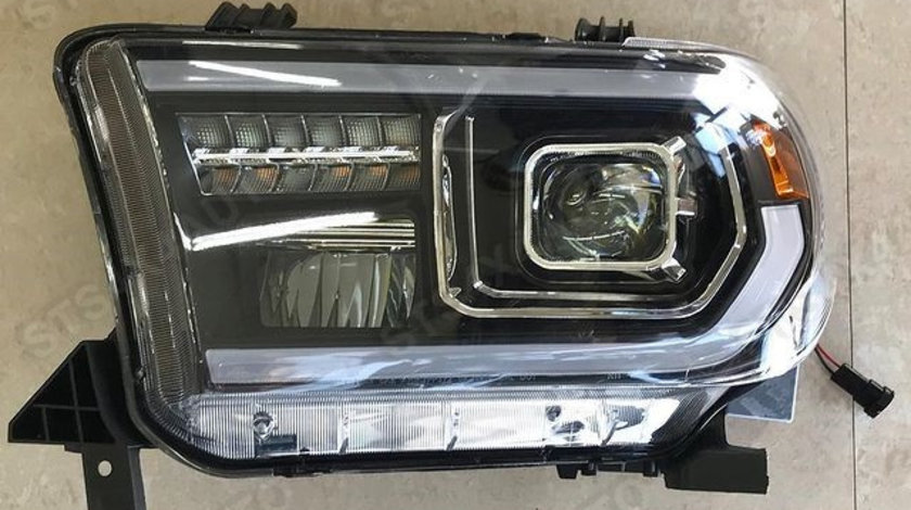 DAYLINE FARURI CU LED SEMNALIZARE TOYOTA TUNDRA 2007-2013 BK [DSN 2015]