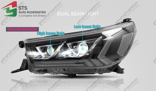 DAYLINE FARURI CU SEMNALIZARE SEQUENTIAL LED TOYOTA HILUX REVO 2016-2020 [V1]
