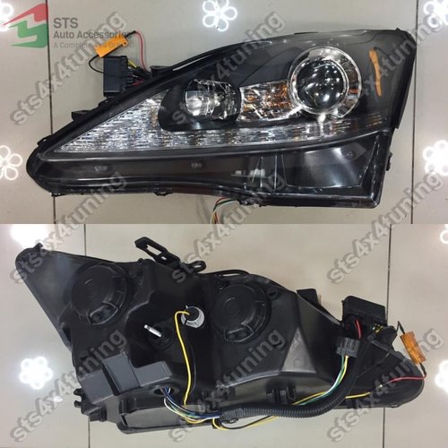 DAYLINE FARURI CU SEQUENTIAL LED SEMNALIZARE LEXUS IS250 2006-2012 CU LUPA BK [V2]