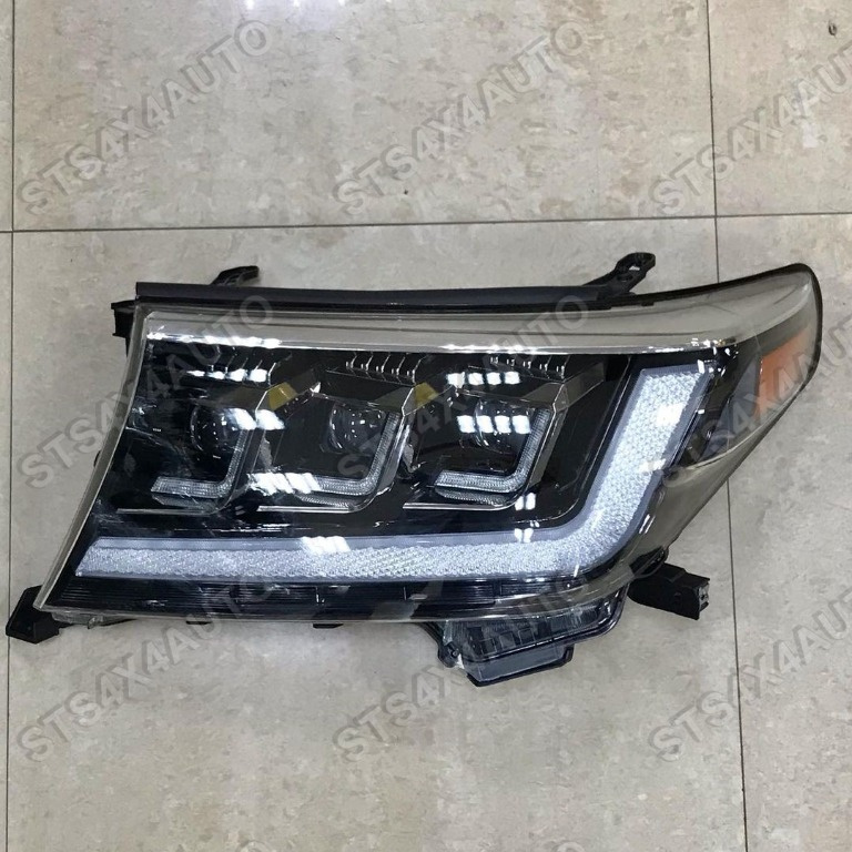 DAYLINE FARURI FULL LED CU DYNAMIC SEMNALIZARE TOYOTA LAND CRUISER FJ200 2008-2015 3-LENS [LX-LOOK]