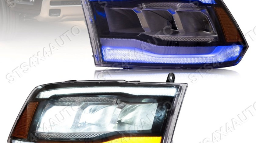 DAYLINE FARURI LED CU DYNAMIC SEMNALIZARE DODGE RAM 1500/2500/3500 2009-2018 SI RAM 1500 CLASSIC 2019-2021[V1]