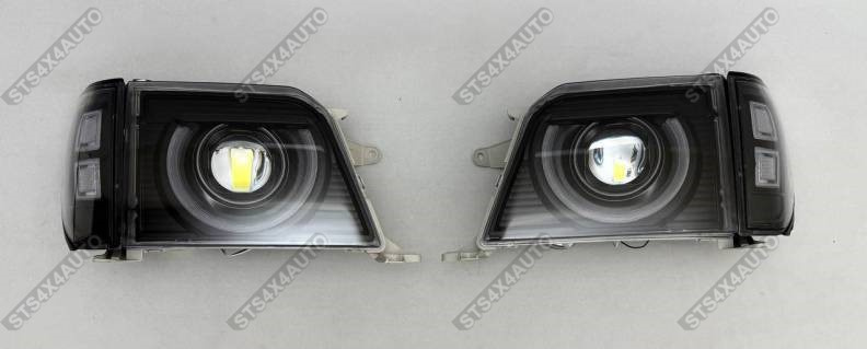 DAYLINE FULL LED FARURI CU LED SEMNALIZARE PENTRU TOYOTA LAND CRUISER PRADO FJ90 LC90 1997-2002 [V4][DFD LOOK]