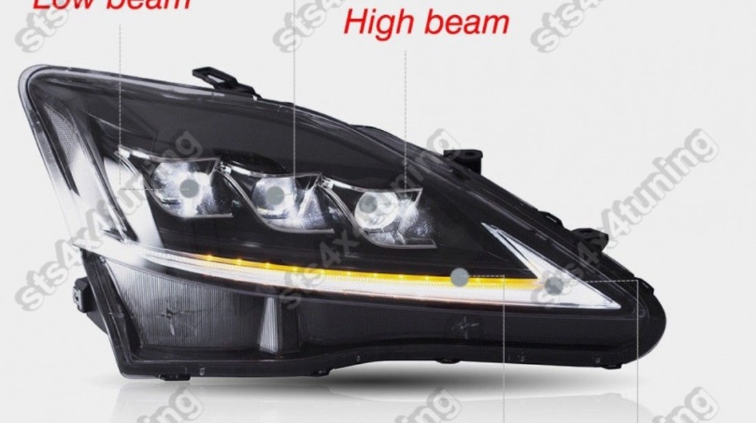 DAYLINE LED FARURI CU SEQUENTIAL SEMNALIZARE LEXUS XE20 IS250/IS350 2006-2013 BK [V4]