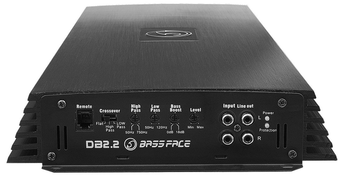 DB2.2 2/1 Channel Bridgeable Stereo 12v Power Amplifier 1240w RMS