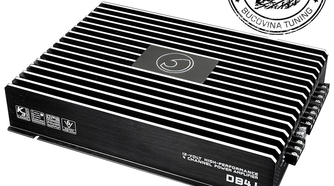 DB4.1 4/3/2 Channel Bridgeable Stereo 12v Power Amplifier 360w RMS