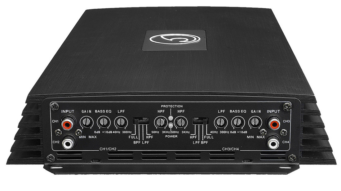 DB4.4 Class A/B 4/3/2 Channel Bridgeable Stereo 12v Power Amplifier 840w RMS