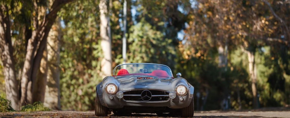 De afara arata ca un Mercedes 300SL dar inauntru are piele rosie iar sub capota un V6 supraalimentat De afara arata ca un Mercedes 300SL dar inauntru are piele rosie iar sub capota un V6 supraalimentat