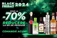 De Black Friday, FineStore turează motoarele și-ți aduce toată luna noiembrie mii de băuturi originale la super prețuri