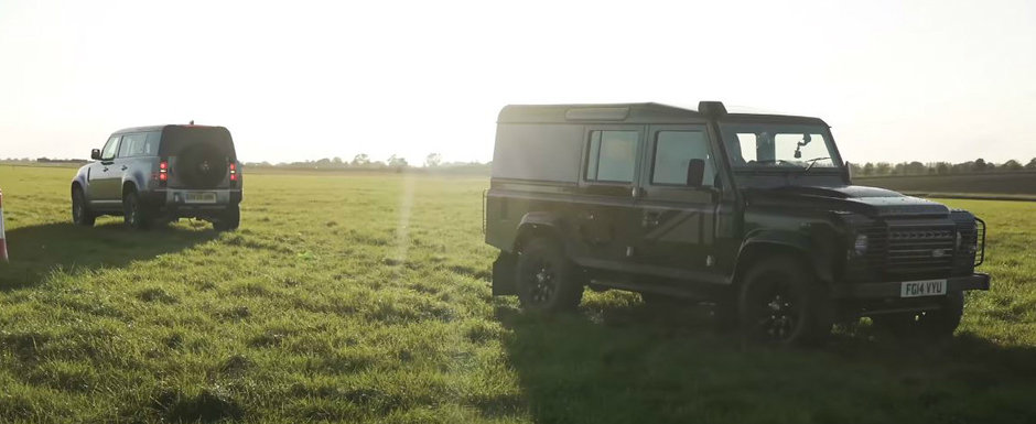 De cate Land Rover Defender clasice ai nevoie pentru a tracta un Defender de ultima generatie? VIDEO De cate Land Rover Defender clasice ai nevoie pentru a tracta un Defender de ultima generatie? VIDEO