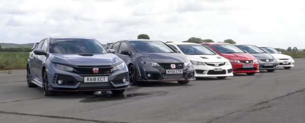 De la prima pana la ultima. Au testat toate generatiile CIVIC TYPE R, iar concluziile sunt aici