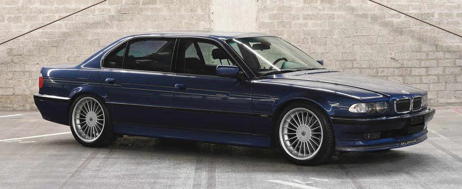 De pe vremea cand BMW Seria 7 impunea respect: acest Alpina E38 are motor V12 de 6.0 litri si e de vanzare