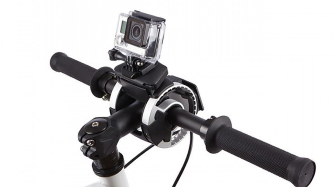 de prindere a suportului Action Cam pe bicicleta Thule Pack 'n Pedala - Action Cam Mount