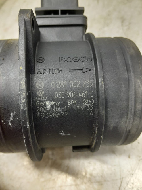 Debitmetru aer 03g906461c 0281002735 2.0 tdi Volkswagen VW Tiguan 5N [2007 - 2011]
