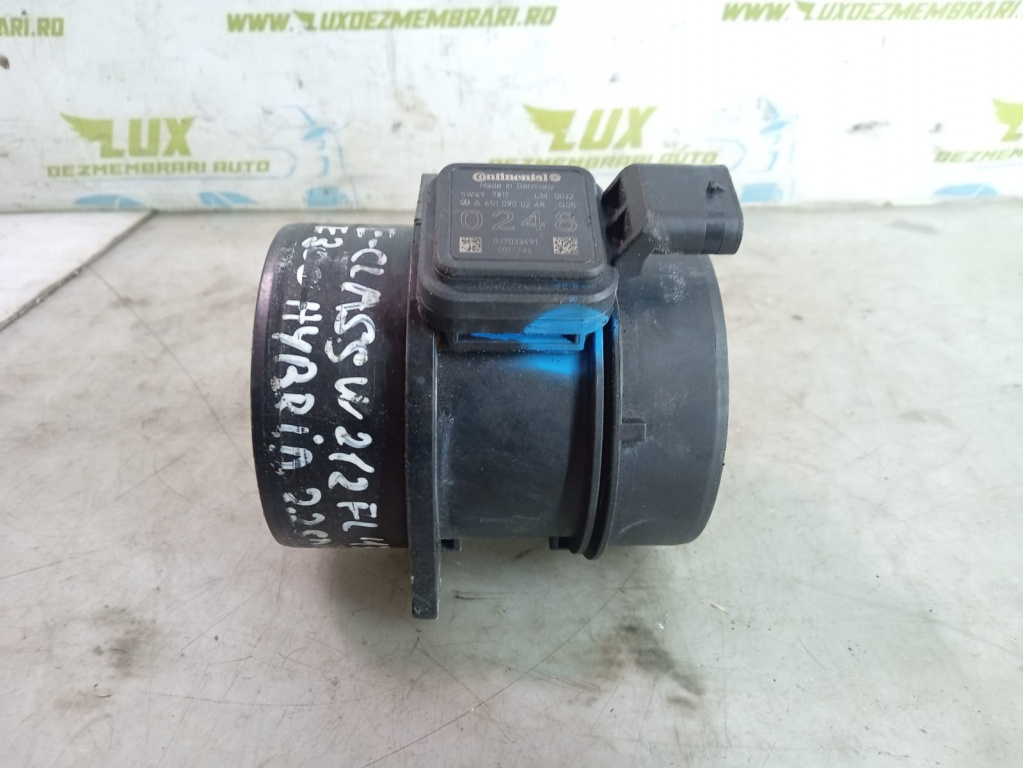 Debitmetru aer A6510900248 2. 2 cdi om651.960 Mercedes-Benz ML W166 [2011 - 2015] 2.2 cdi om651.960