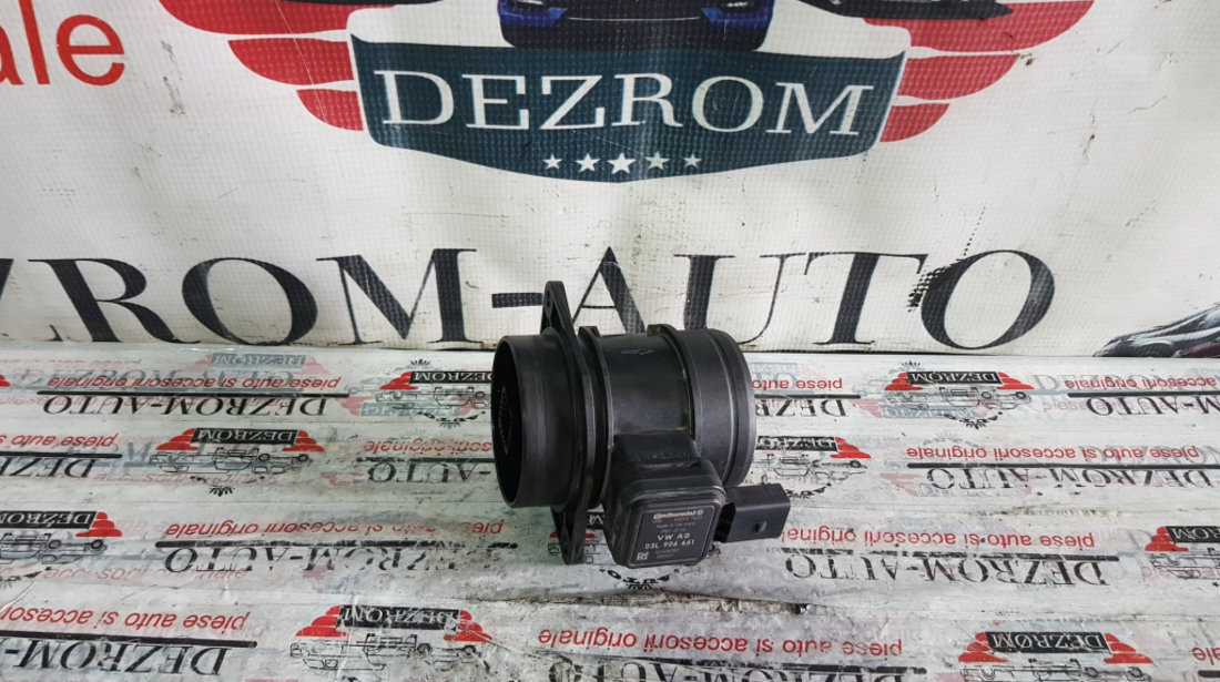 Debitmetru aer Audi A3 8P 1.6 TDi 105 cai motor CAYC cod piesa : 03L906461