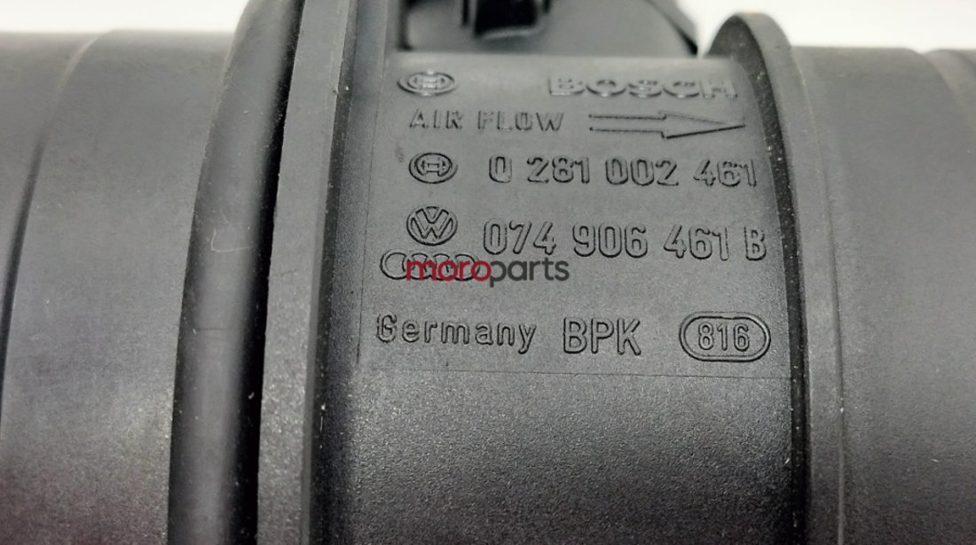 Debitmetru aer Audi A3 (8P) Hatchback 2005 2.0 TDI OEM 074906461B