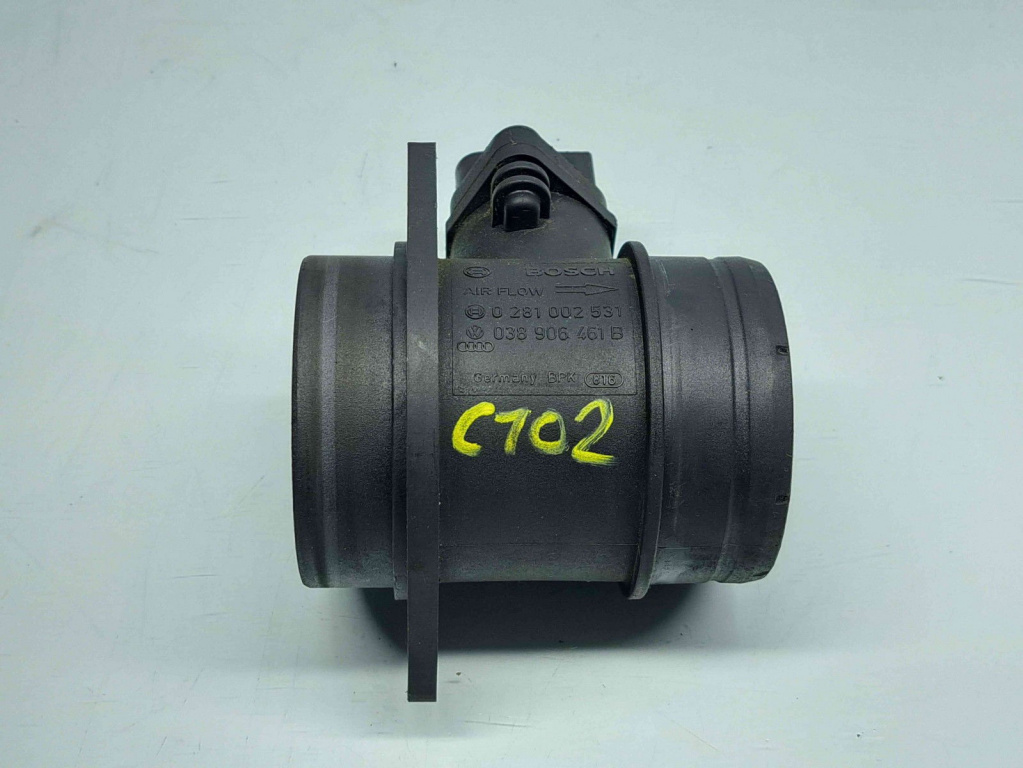 Debitmetru aer Audi A3 Sportback (8PA) [Fabr 2004-2013] 038906461B / 0281002531 1.9 TDI BXE 1.9 TDI BXE 77KW / 105CP