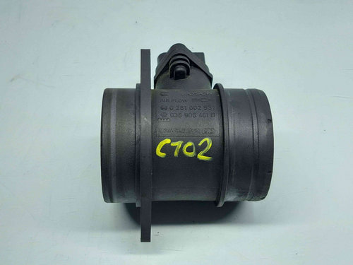 Debitmetru aer Audi A3 Sportback (8PA) [Fabr 2004-2013] 038906461B / 0281002531 1.9 TDI BXE 1.9 TDI ...
