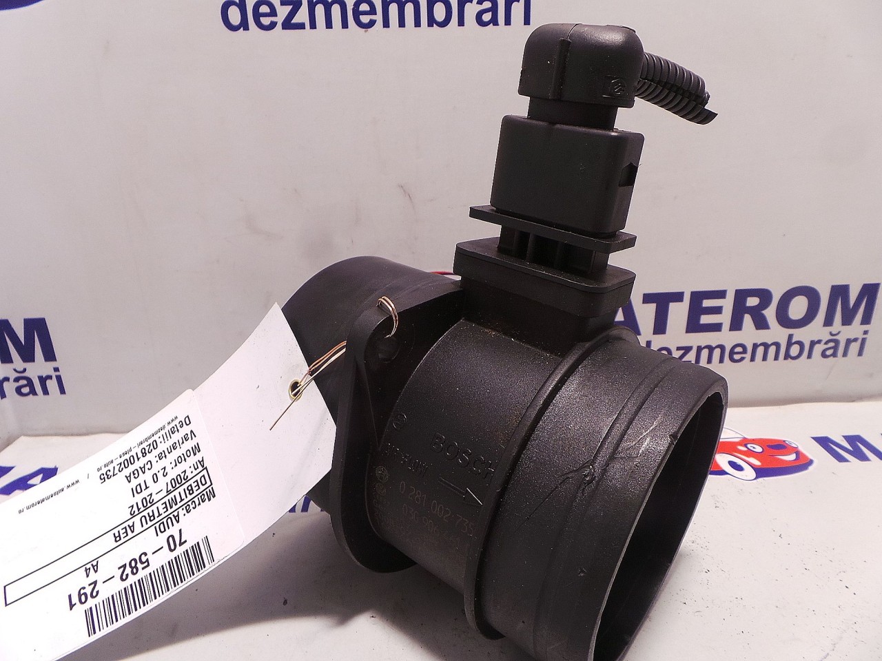 DEBITMETRU AER AUDI A4 2.0 TDI - (2007 2011)
