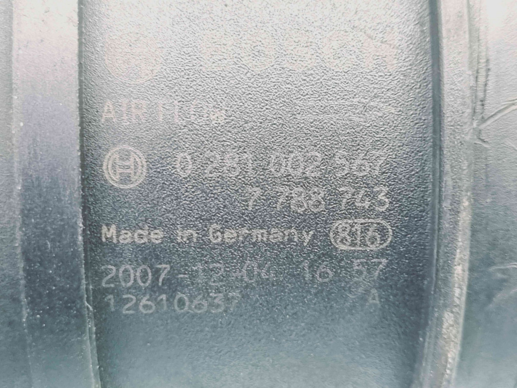 Debitmetru aer Bmw 3 Touring (E91) [Fabr 2005-2011] 7788743 0281002567 2.0 N47130KW / 177CP 2.0 N47 130KW / 177CP
