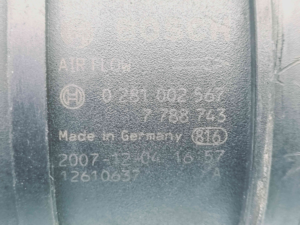 Debitmetru aer Bmw X1 (E84) [Fabr 2009-2015] 7788743 0281002567 2.0 N47130KW / 177CP