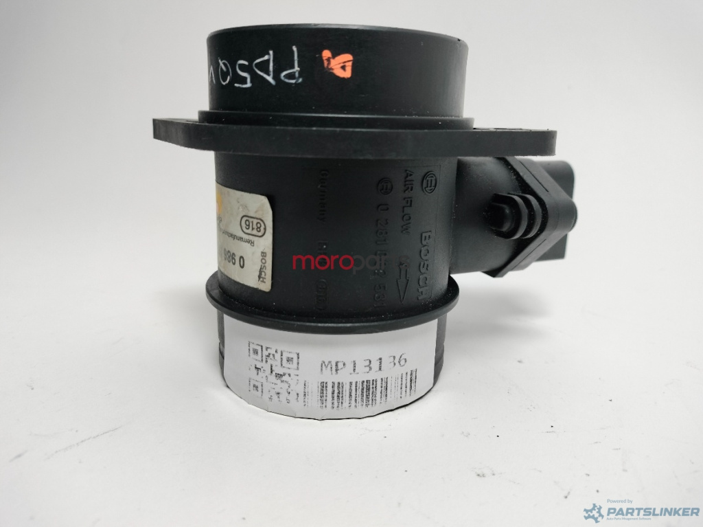 Debitmetru aer BOSCH 0986284009 Volkswagen Passat B6 1.9 TDI OEM 0986284009
