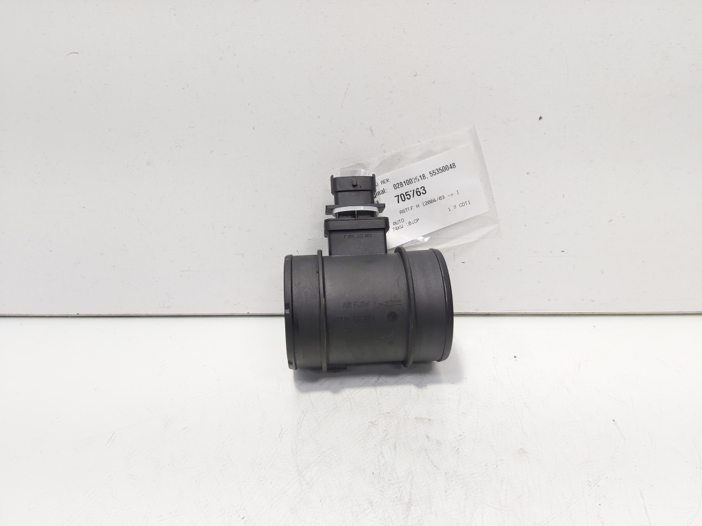 Debitmetru aer, cod 0281002618, 55350048, Opel Astra H 1.7 CDTI, Z17DTH (id:705763)