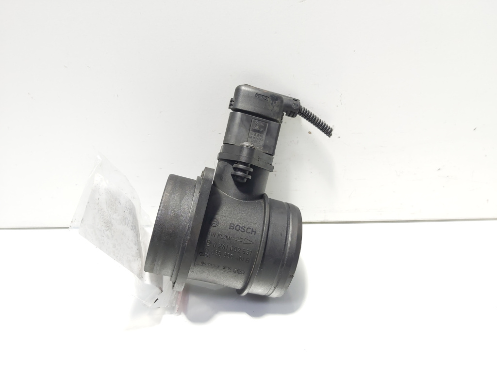 Debitmetru aer, cod 038906461B, 0281002531, Skoda Fabia 2 (5J, 542), 1.4 TDI, BNV (id:628637)