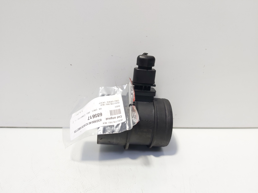 Debitmetru aer, cod 03G906461C, 0281002735, Audi A4 (8K2, B8), 2.0 TDI, CAG (id:685617)