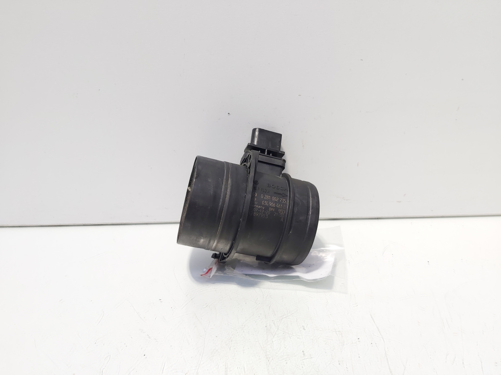 Debitmetru aer, cod 03G906461C, 0281002735, Audi A4 (8K2, B8), 2.0 TDI, CAG (id:685616)