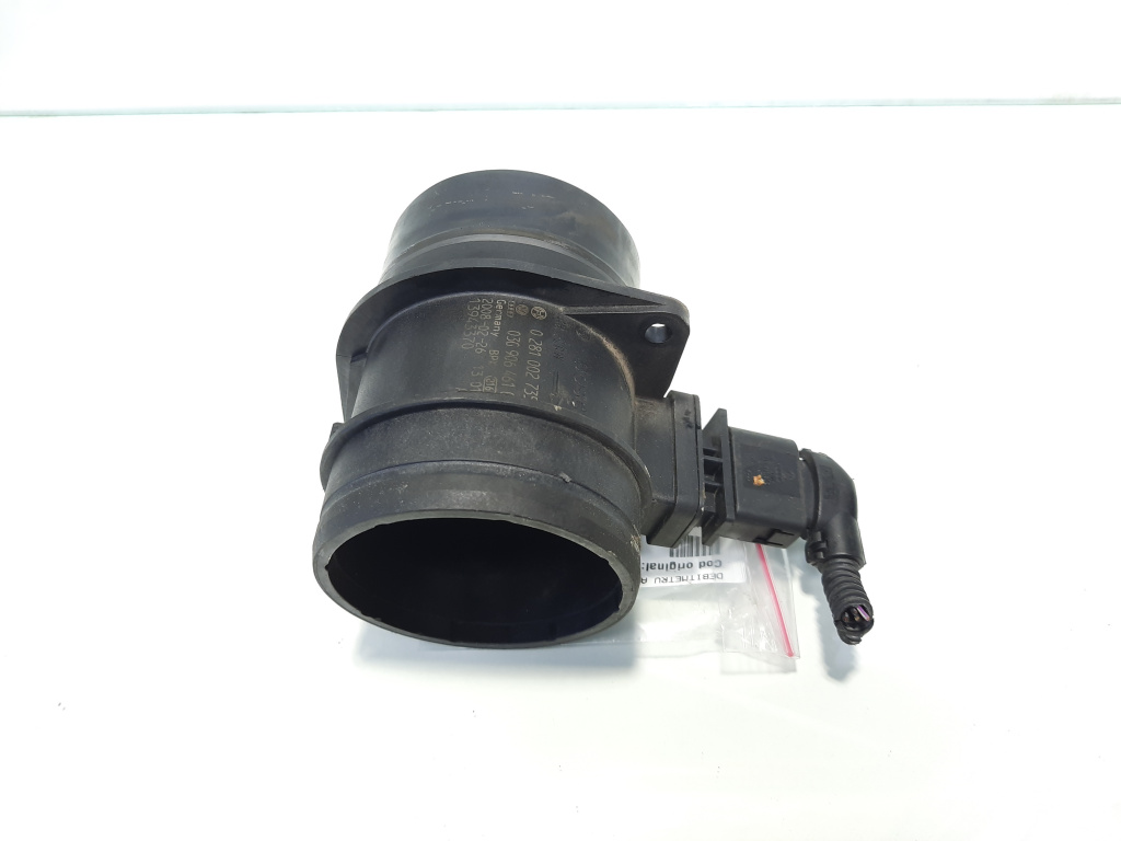 Debitmetru aer, cod 03G906461C, 0281002735, VW Golf 5 Variant (1K5), 2.0 tdi, CBD (idi:477069)