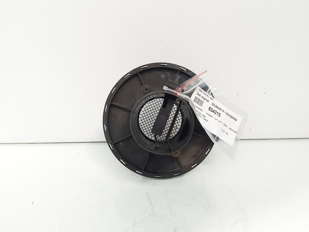 Debitmetru aer, cod 03L906461A, 0281002956, Skoda Superb II Combi (3T5), 2.0 TDI, CFF (idi:654315)