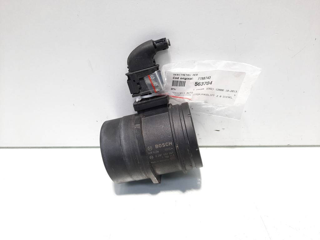 Debitmetru aer, cod 7788743, Bmw 1 Coupe (E82), 2.0 diesel, N47D20C (id:563704)